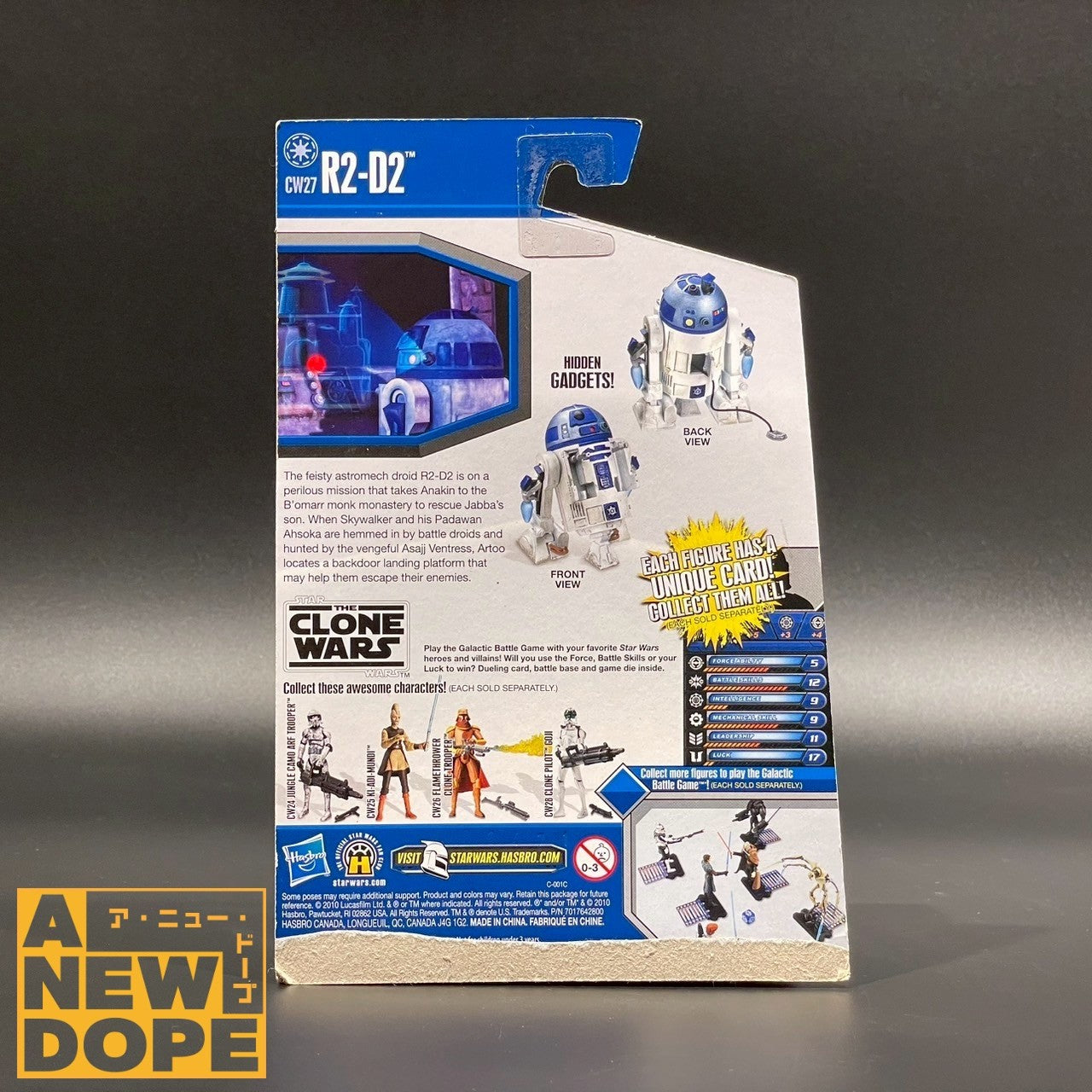ハズブロ R2-D2(クローンウォーズ版)TCW 3.75インチ【パッケージイタミ】