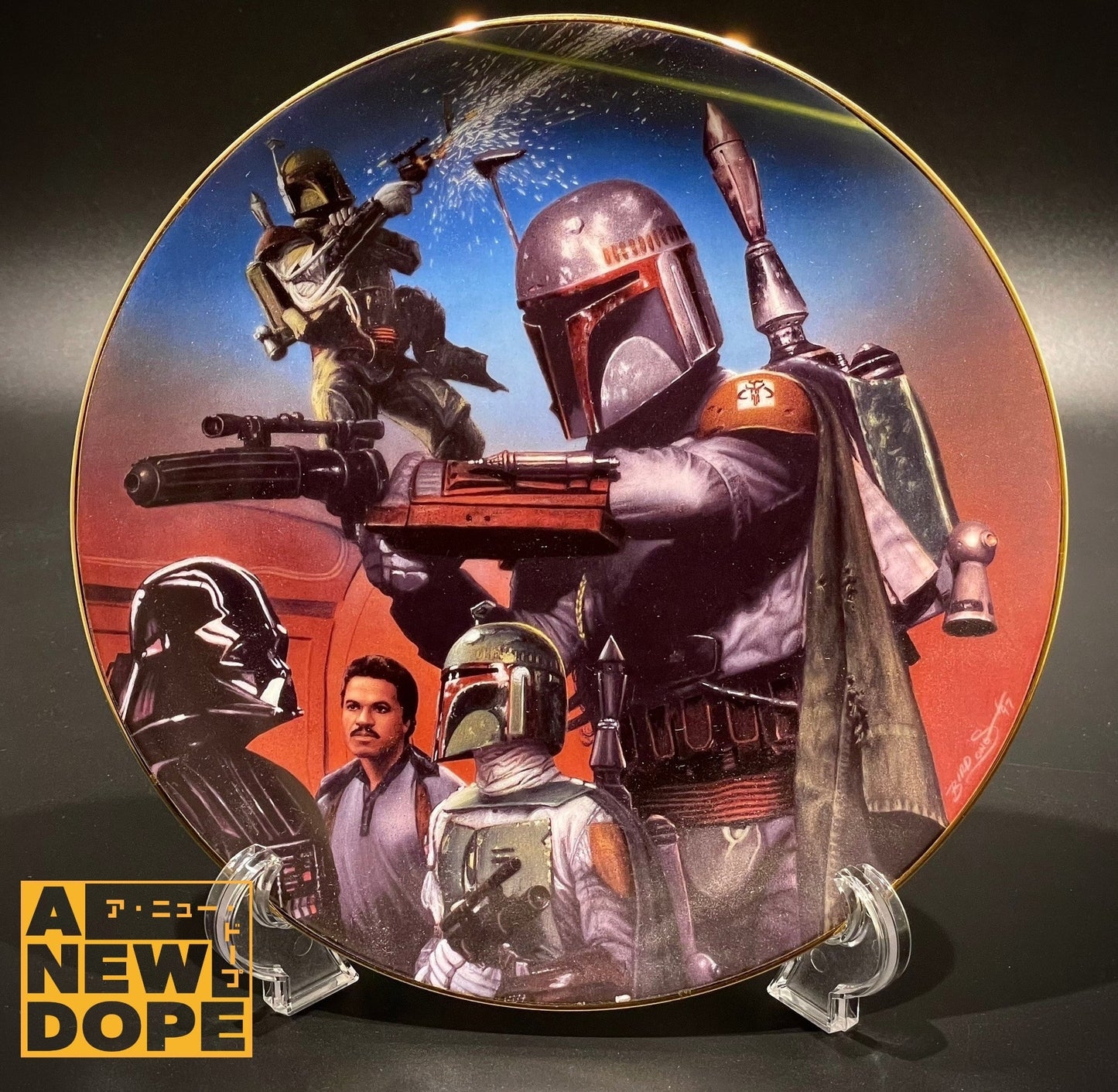 ハミルトン 『ボバ・フェット』 スター・ウォーズ ヒーローズ&ヴィランズ プレートコレクション
