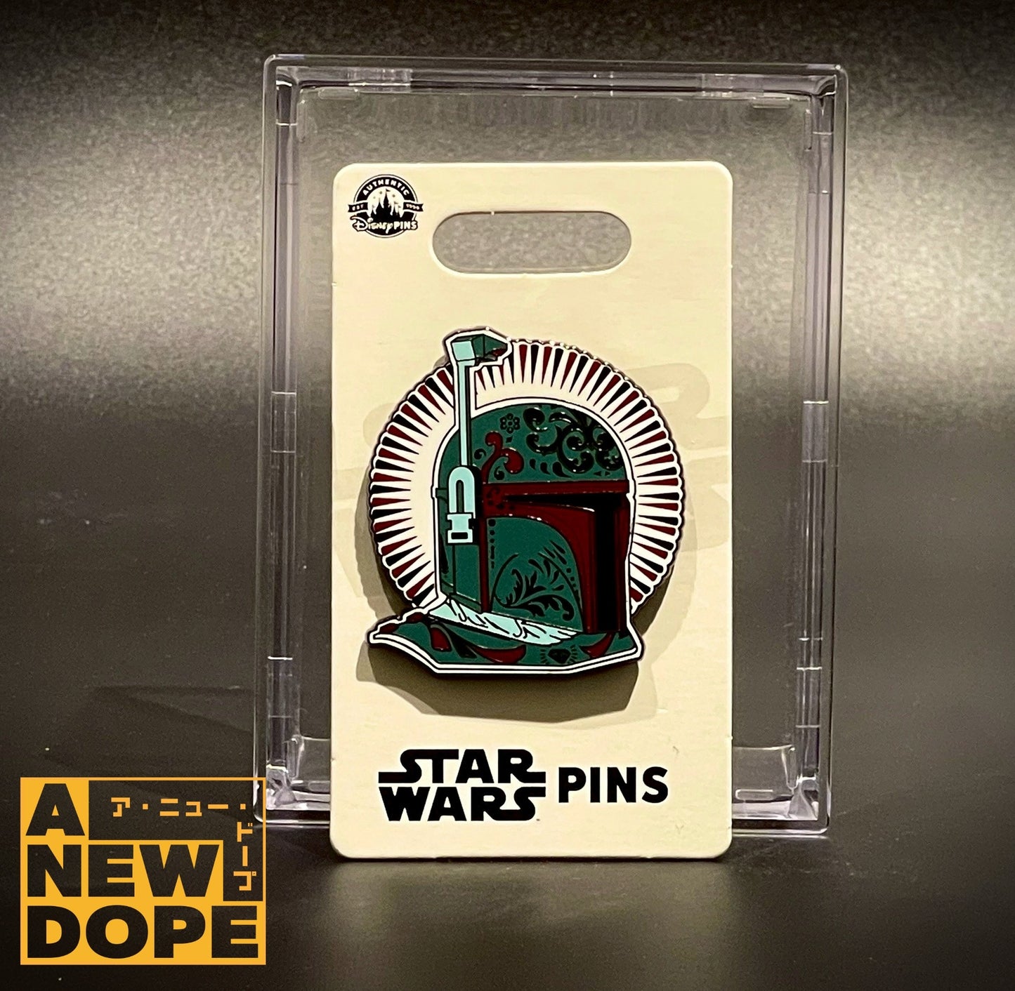 ディズニーランドパーク ボバ・フェット ペイズリー柄 ピンズ 『スターウォーズ/帝国の逆襲』(1980)