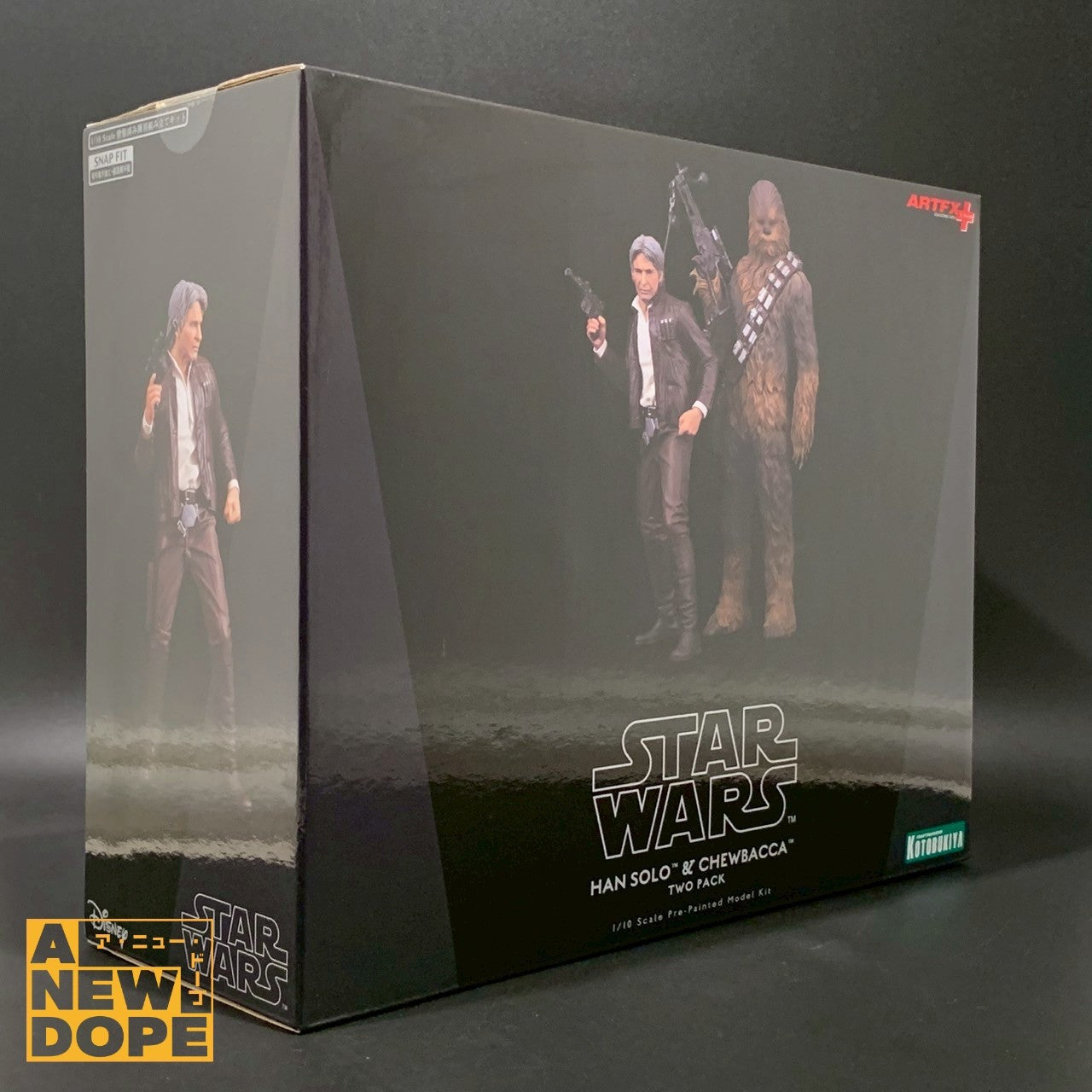 コトブキヤ ARTFX+ ハン・ソロ&チューバッカ 2パック 1/10スケール PVCスタチュー 『スターウォーズ/フォースの覚醒』(2015)