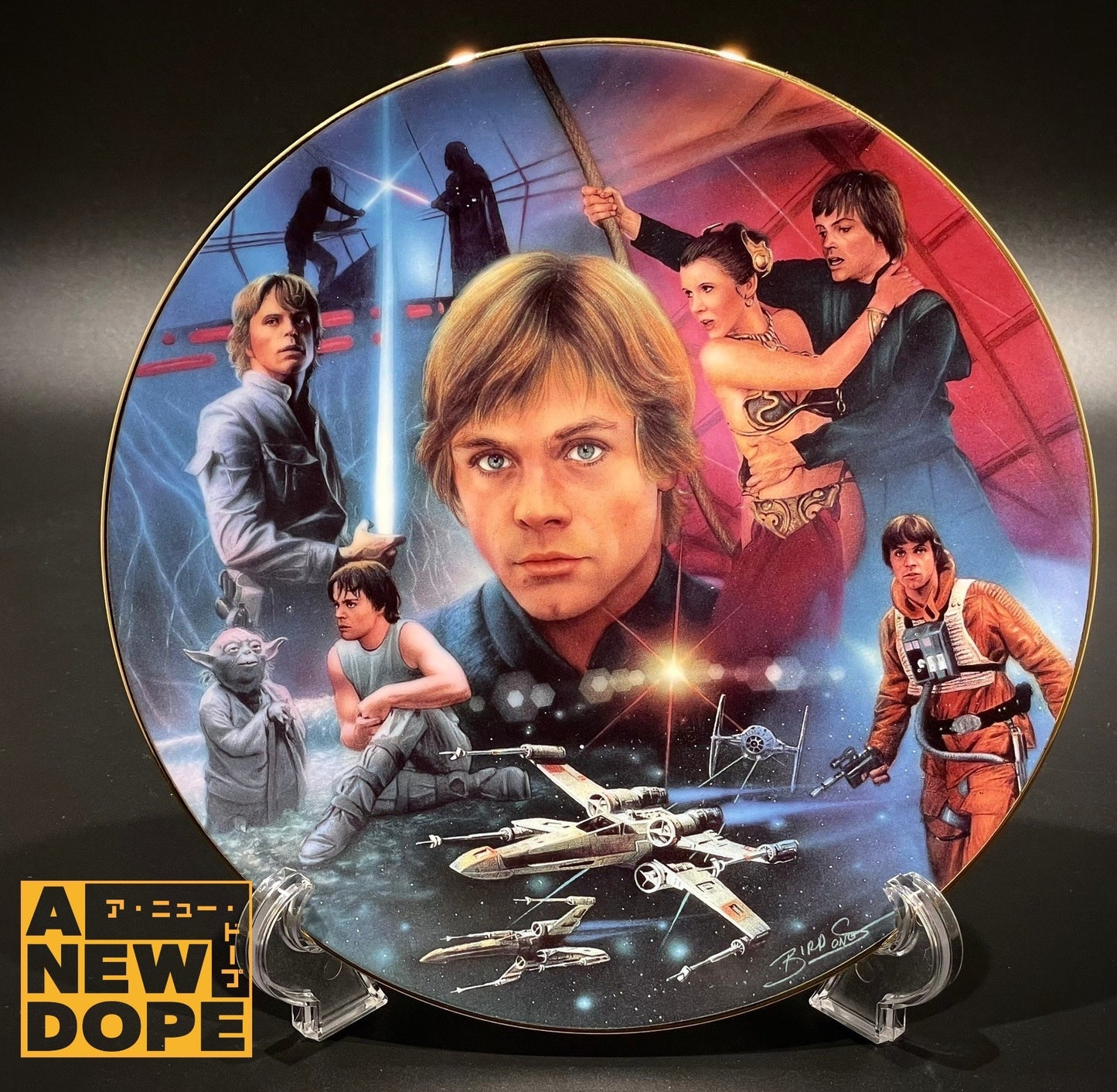 ハミルトン 『ルーク・スカイウォーカー』 スター・ウォーズ ヒーローズ&ヴィランズ プレートコレクション