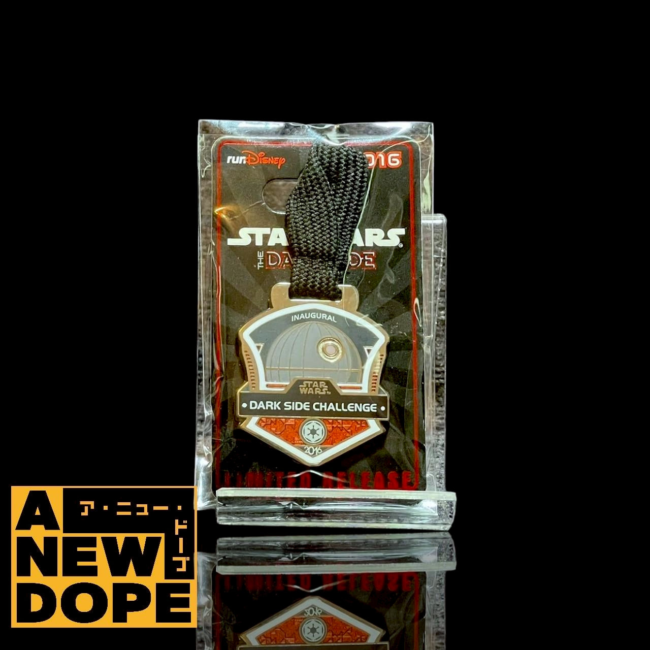 【USディズニー限定】デススター ダークサイドチャレンジ ピンズ『ラン・ディズニー』(2016) リミテッドエディション【未使用】