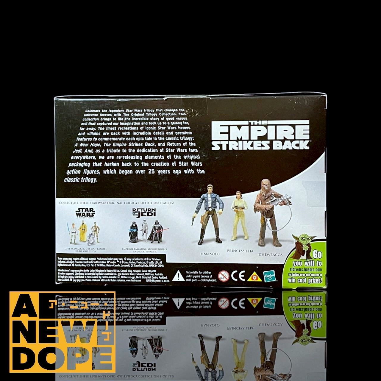 ハズブロ ハンソロ & レイア & チューバッカ トリロジーDVDコレクション 3.75インチ 『スターウォーズ/帝国の逆襲』(1980)【未開封】