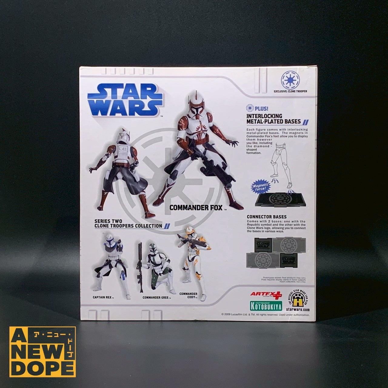 【コトブキヤUS限定】コトブキヤ ARTFX+ コマンダー・フォックス 1/10スケール PVCスタチュー 『スターウォーズ/クローンウォーズ』(2008)