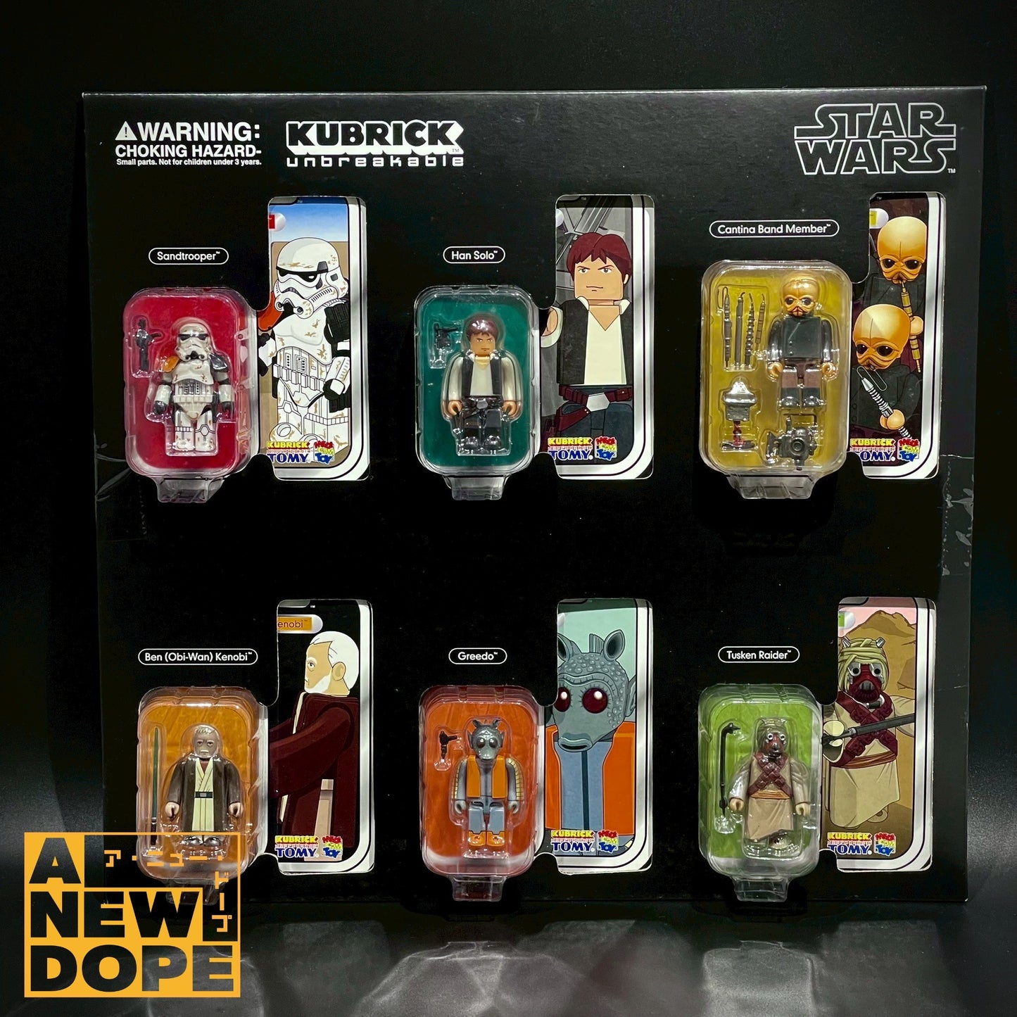 メディコムトイ キューブリック スターウォーズシリーズ3(サンドトルーパー、ハン・ソロ、カンティーナバンドメンバー、ベン・ケノービ、グリード、タスケン・レイダー) コレクターズエディション 『スターウォーズ』