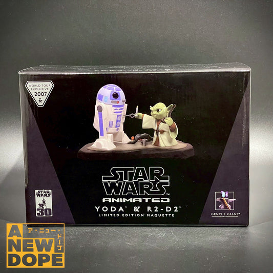 ジェントルジャイアント ヨーダ & R2-D2 アニメイテッドスタチュー『スター・ウォーズ/帝国の逆襲』(1980)  World Tour 2007限定