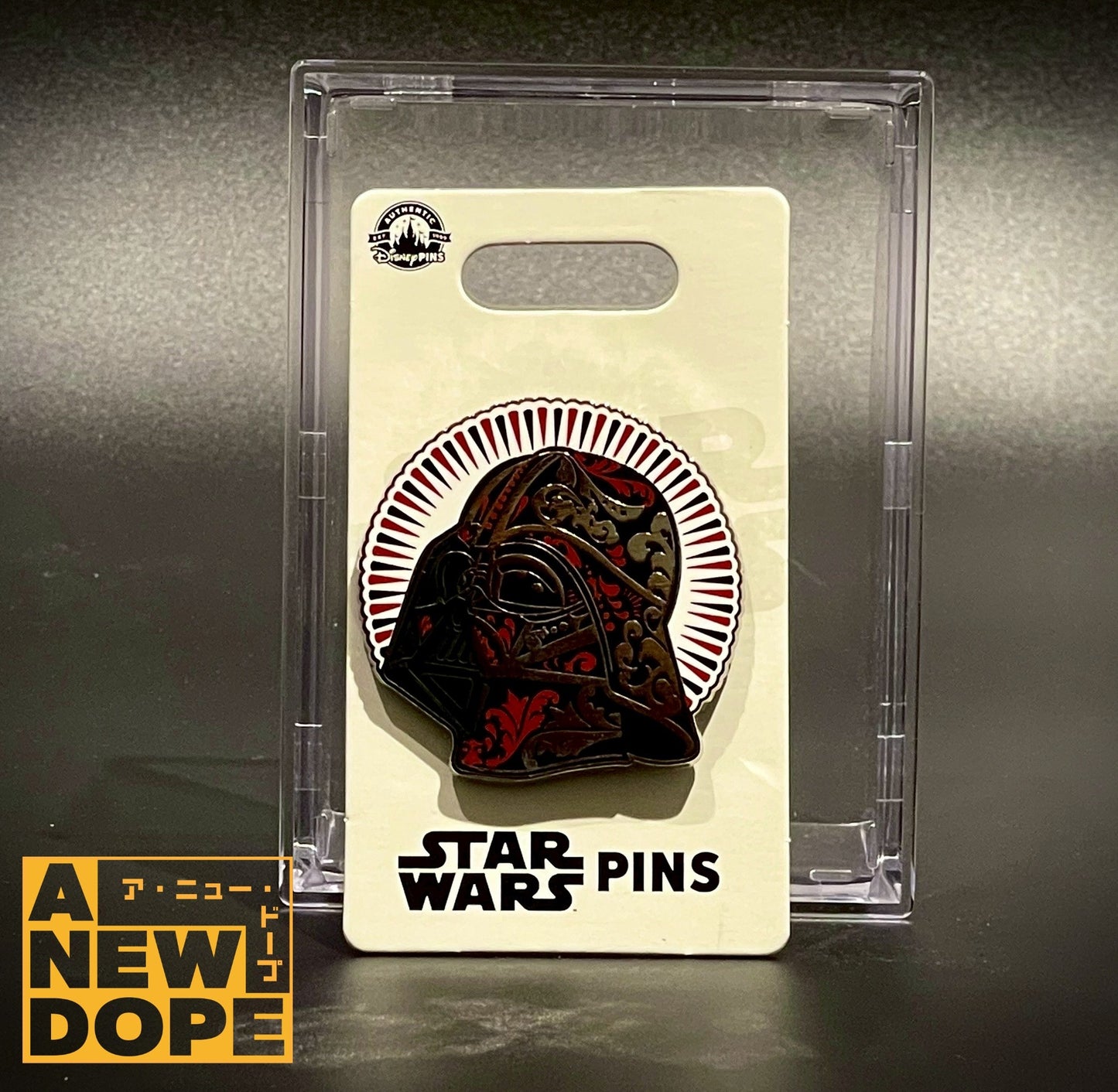 ディズニーランドパーク ダース・ベイダー ペイズリー柄 ピンズ 『スターウォーズ/帝国の逆襲』(1980)