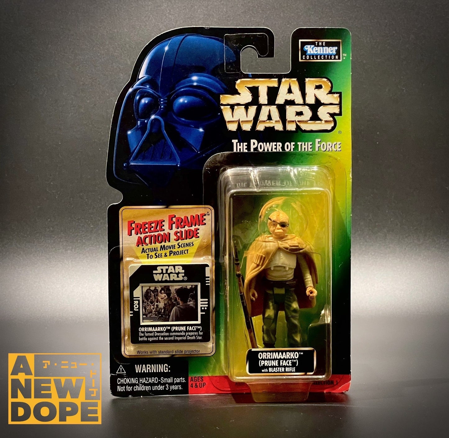 ケナー オリマーコ(プルーンフェイス) フリーズフレーム POTF 3.75インチ『スター・ウォーズ/ジェダイの帰還』(1983)【ブリスターヤケ】