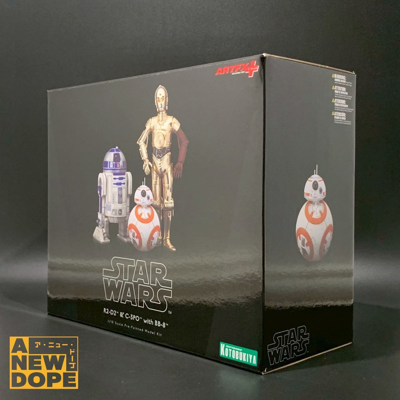 コトブキヤ ARTFX+ R2-D2&C-3PO with BB-8 1/10スケール PVCスタチュー 『スターウォーズ/フォースの覚醒』(2015)