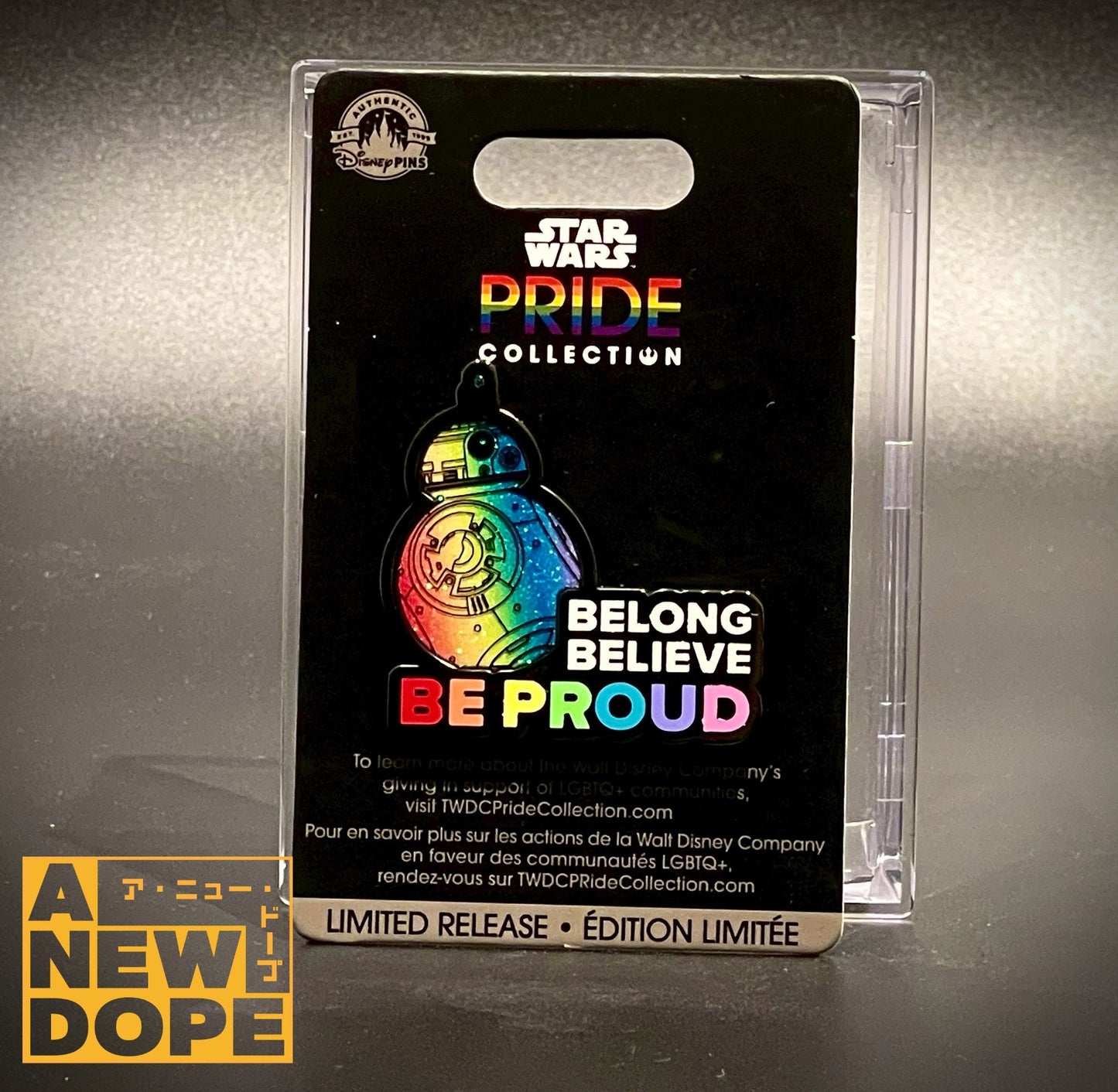 ディズニーランドパーク BB-8 プライドコレクション レインボー ピンズ 『スターウォーズ/フォースの覚醒』(2015) リミテッドエディション