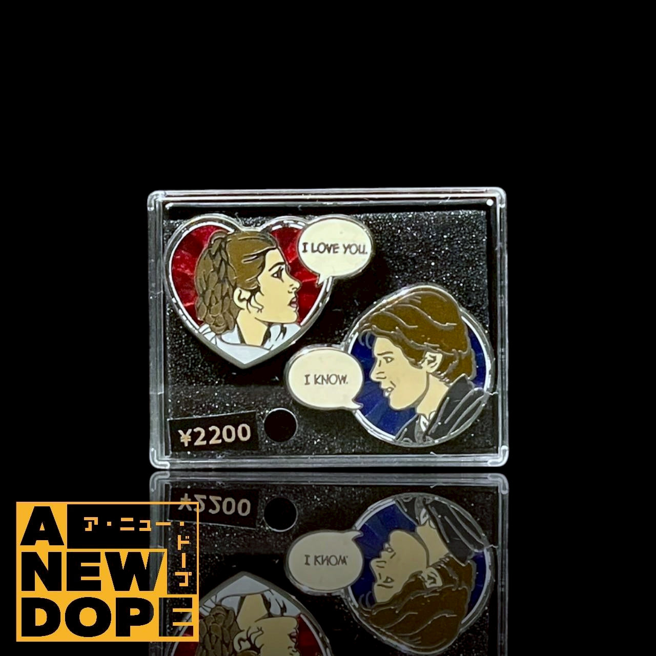 【USディズニー限定】 ハンソロ & レイア ペアピンズ 【ケース付き】