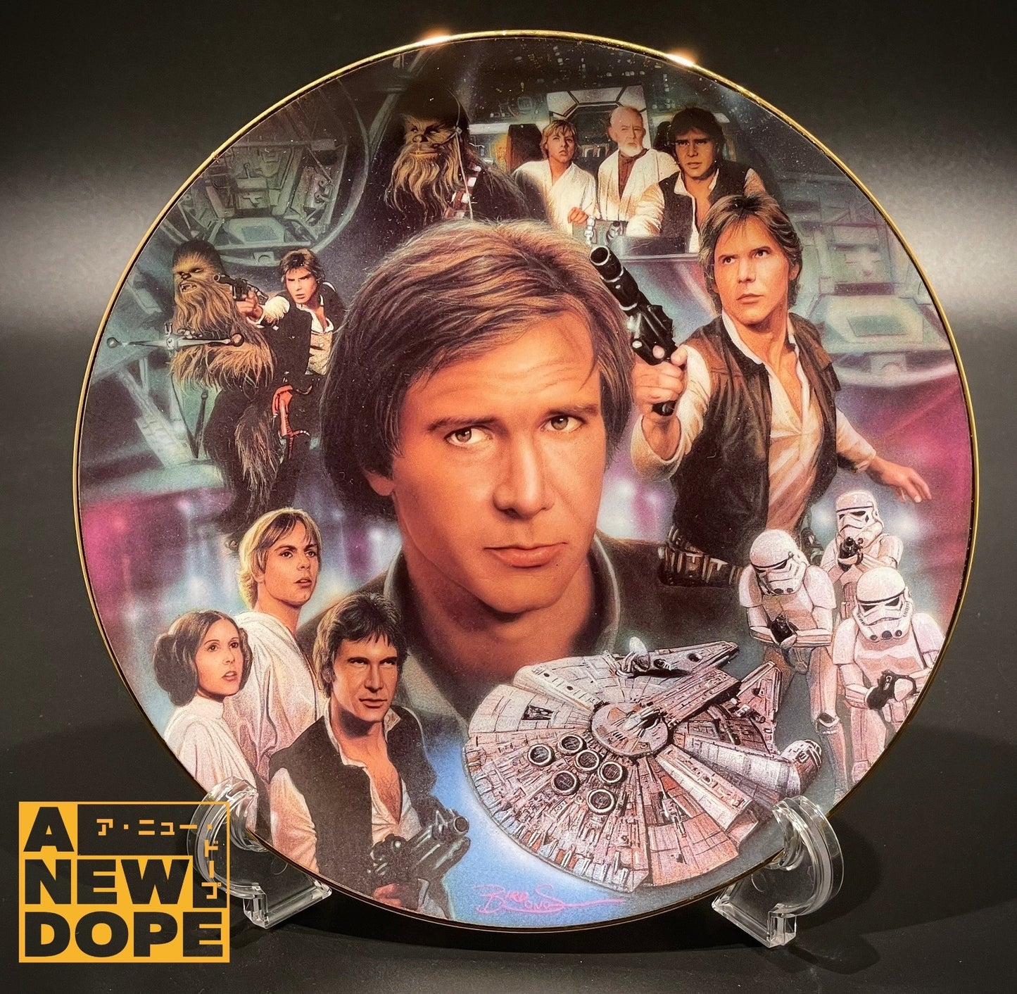ハミルトン 『ハン・ソロ』 スター・ウォーズ ヒーローズ&ヴィランズ プレートコレクション