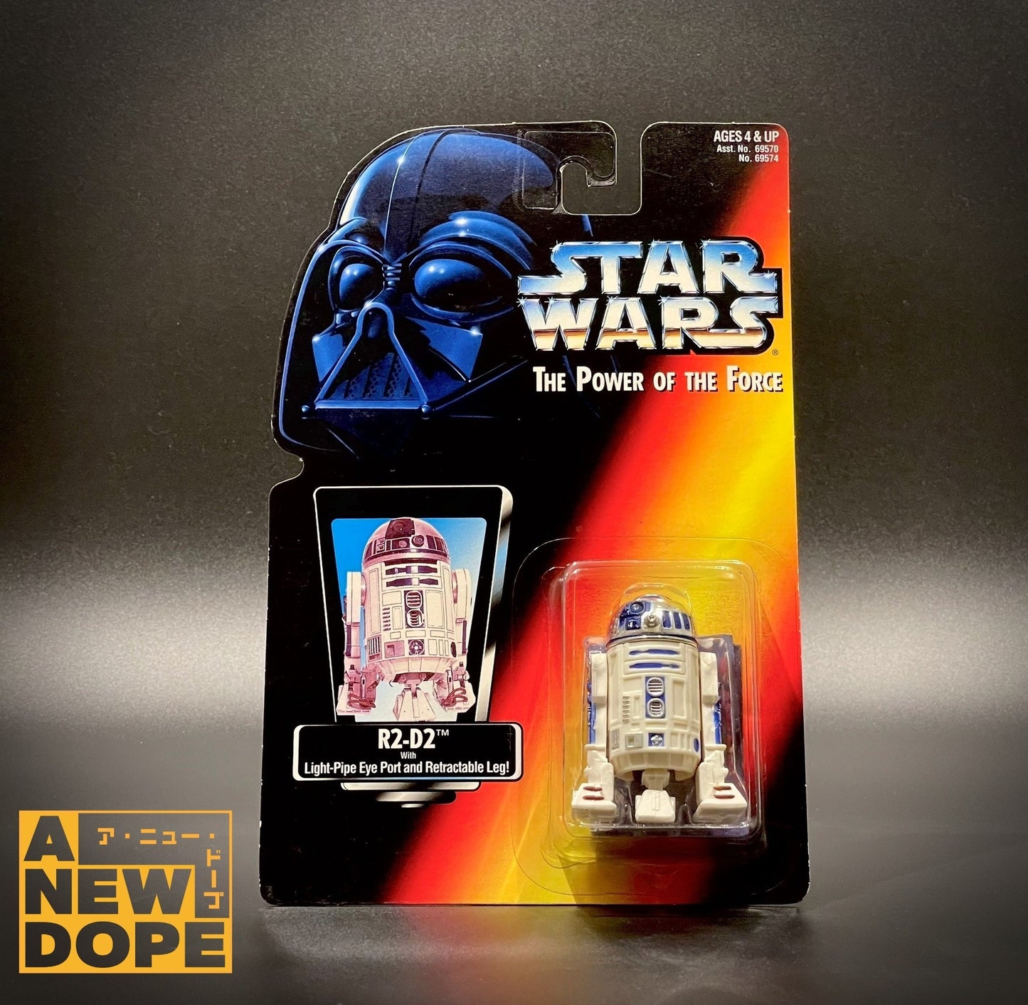 ケナー R2-D2 POTF オレンジ 3.75インチ『スター・ウォーズ/新たなる希望』(1977)