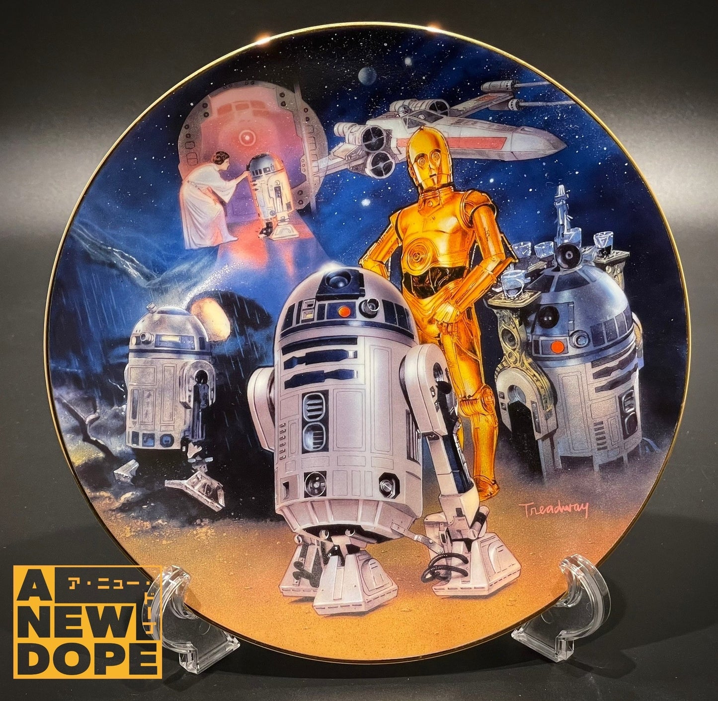 ハミルトン 『R2-D2&C-3PO』 スター・ウォーズ ヒーローズ&ヴィランズ プレートコレクション