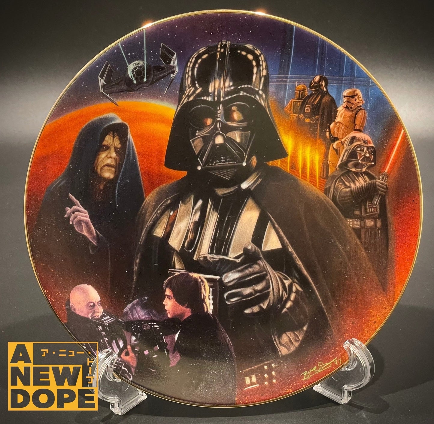 ハミルトン 『ダース・ベイダー』 スター・ウォーズ ヒーローズ&ヴィランズ プレートコレクション