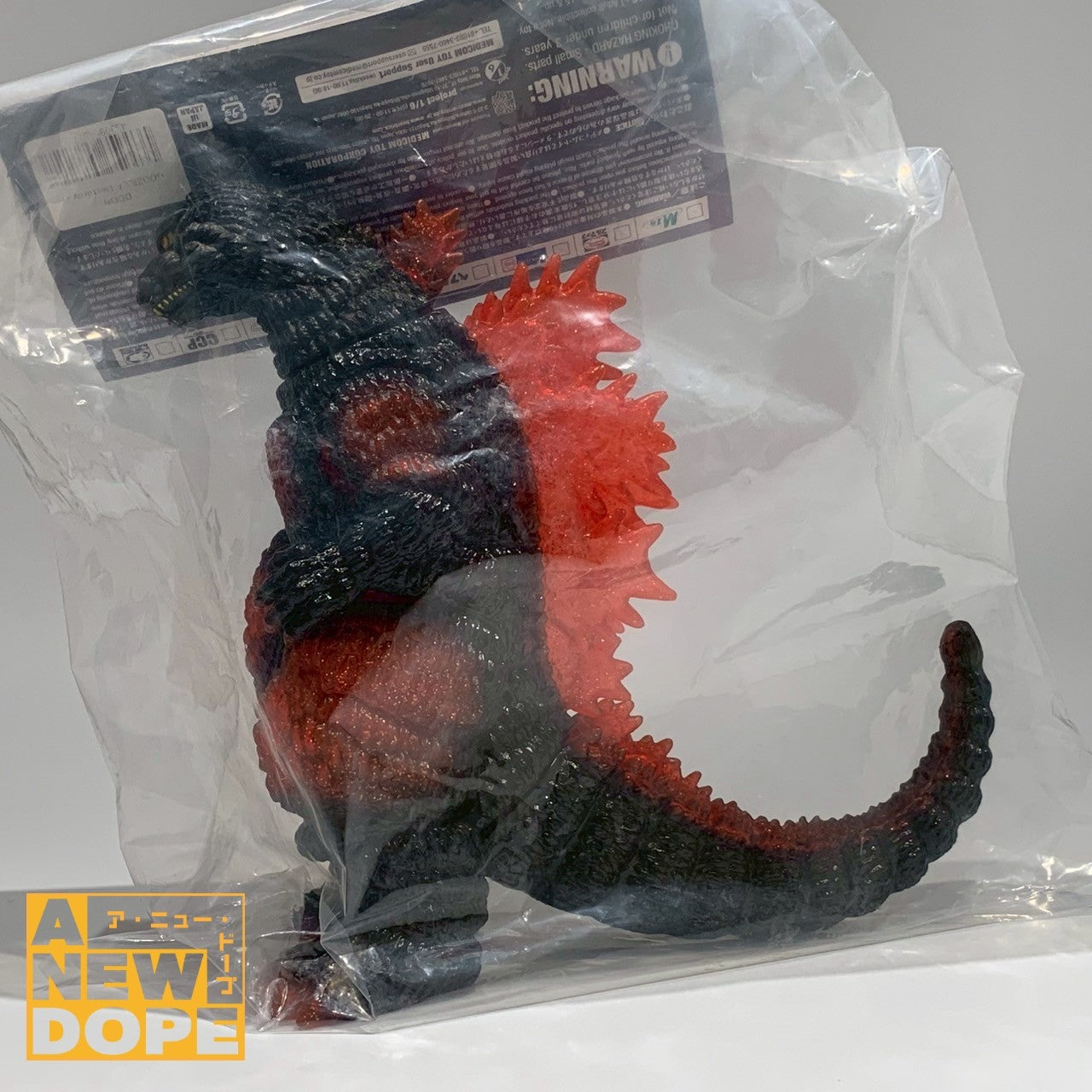 メディコムトイ GODZILLA VINYL WARS マーミット デスゴジ 金ラメクリアレッド成形ver.『ゴジラVSデストロイア』(1995) 【DCON限定】