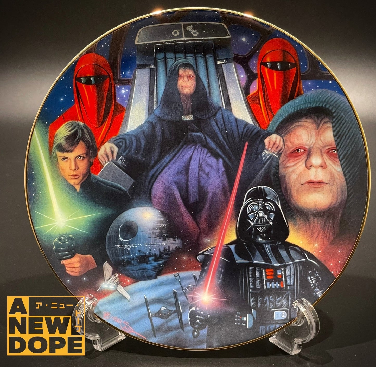 ハミルトン 『パルパティーン皇帝』 スター・ウォーズ ヒーローズ&ヴィランズ プレートコレクション