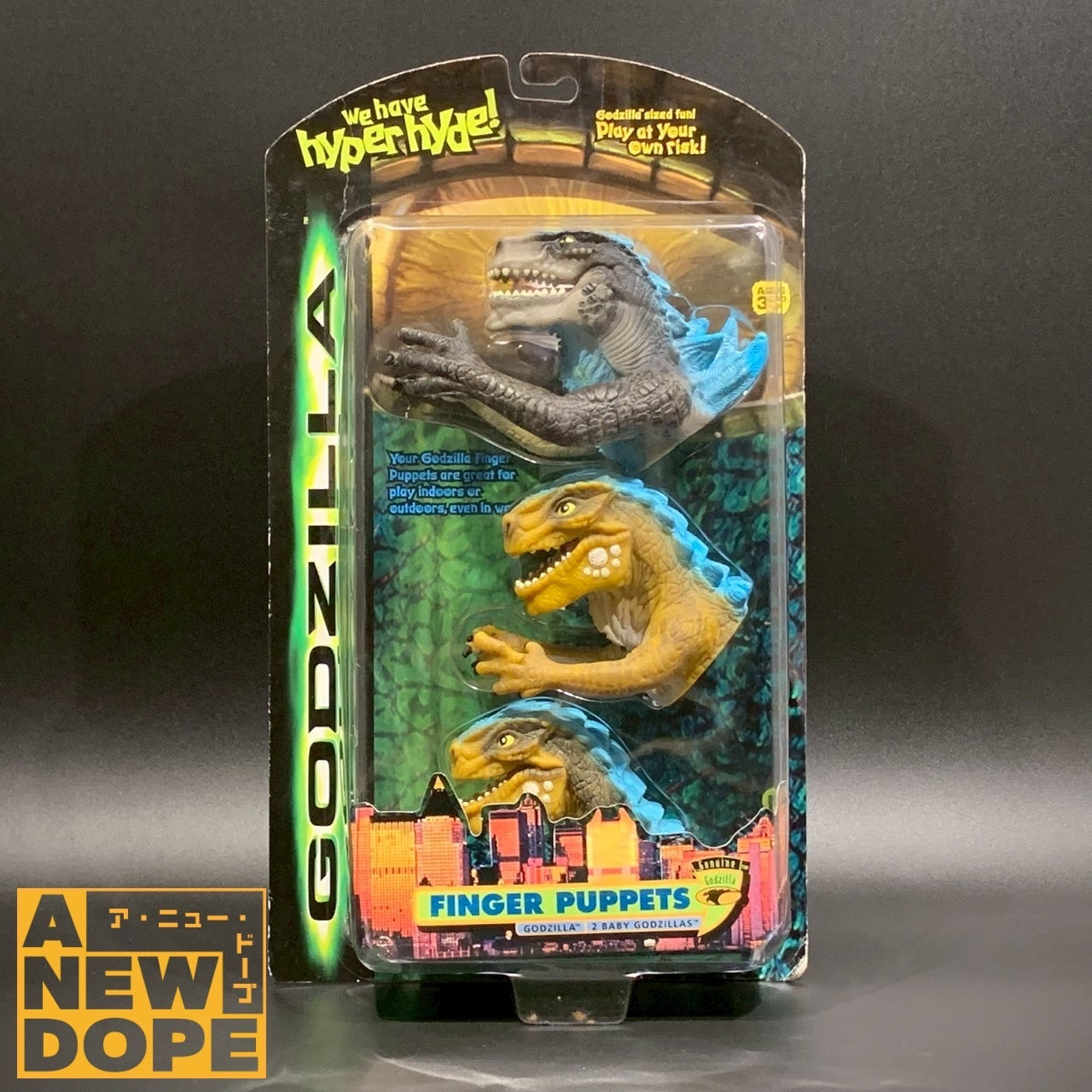 トレンドマスター ゴジラ フィンガー パペット 3体セット 指人形