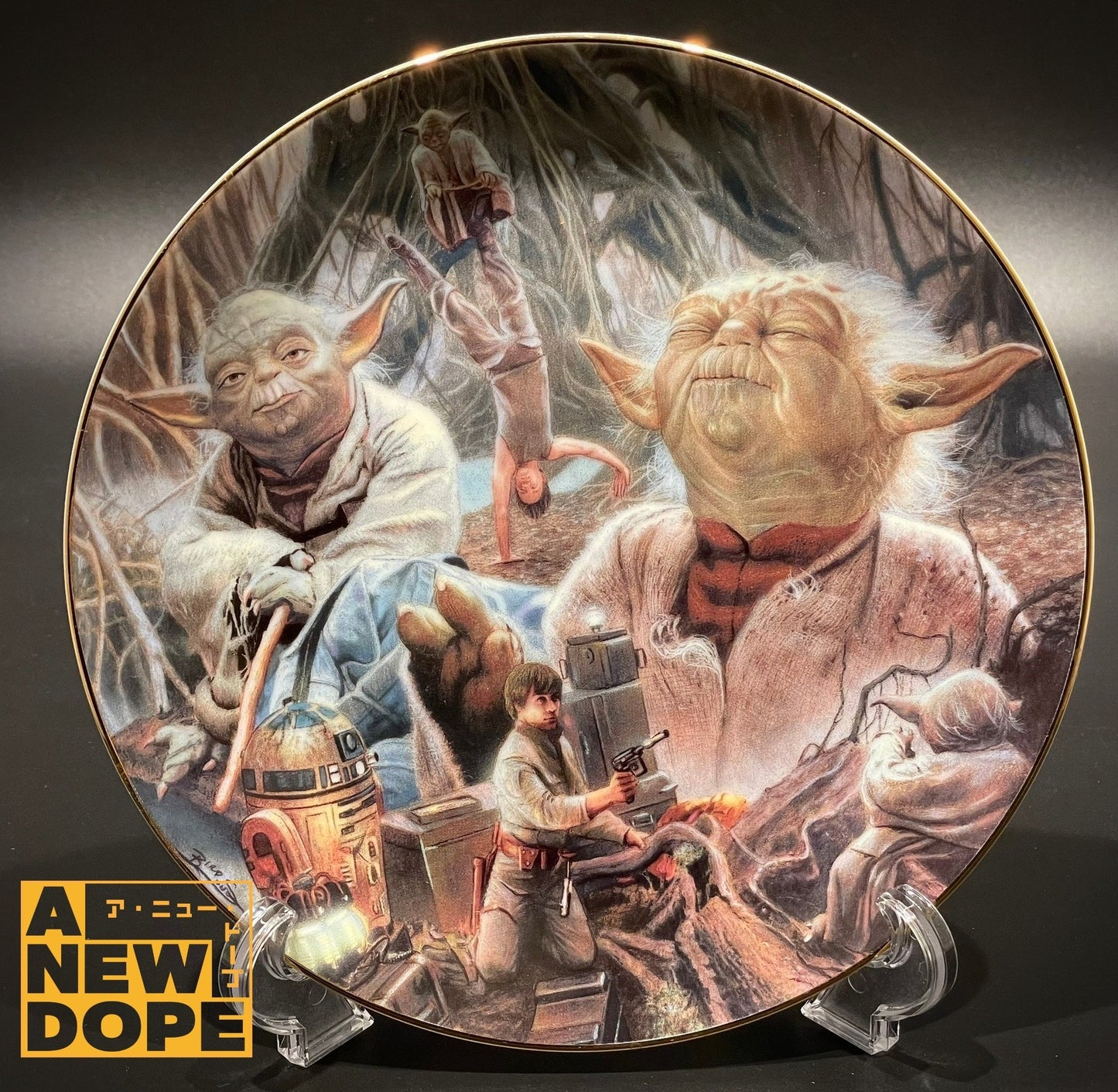 ハミルトン 『ヨーダ』 スター・ウォーズ ヒーローズ&ヴィランズ プレートコレクション