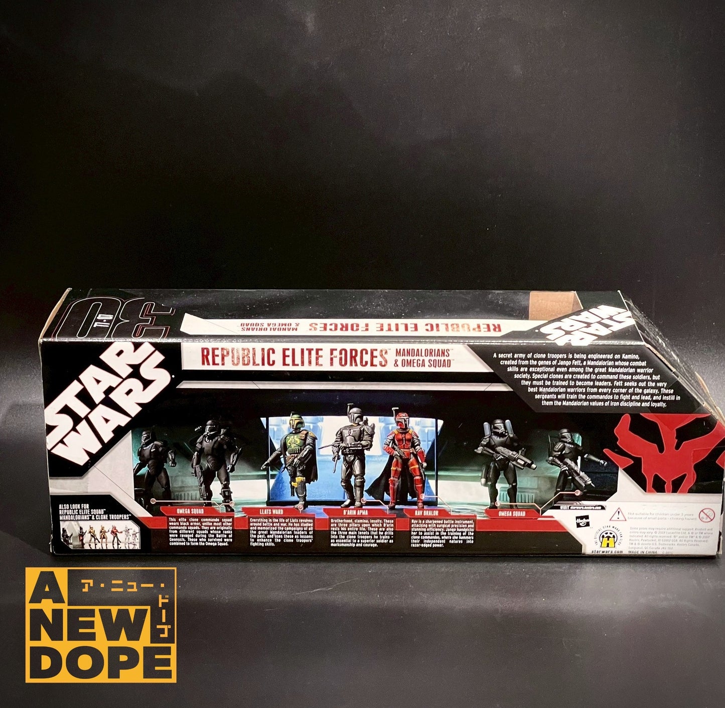 ハズブロ リパブリックエリートフォース マンダロリアン&オメガスクワッド 30周年記念 3.75インチ 『スター・ウォーズ』