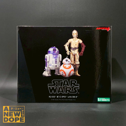 コトブキヤ ARTFX+ R2-D2&C-3PO with BB-8 1/10スケール PVCスタチュー 『スターウォーズ/フォースの覚醒』(2015)