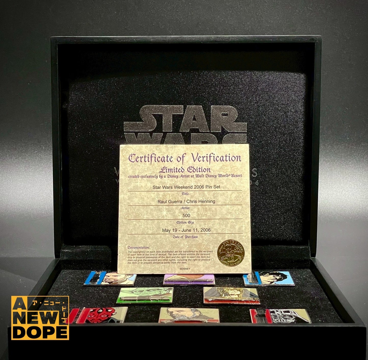 ディズニー ライトセーバー ピンズセット スターウォーズ・ウィークエンド2006限定