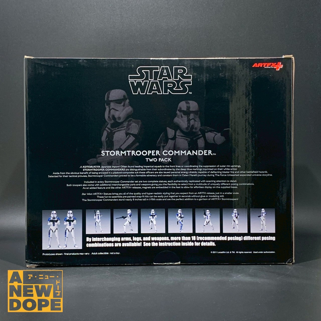 【SDCC2011限定】コトブキヤ ARTFX+ ストームトルーパー コマンダー 2パック 1/10スケール PVCスタチュー 『スターウォーズ/フォースアンリーシュド』(2008)