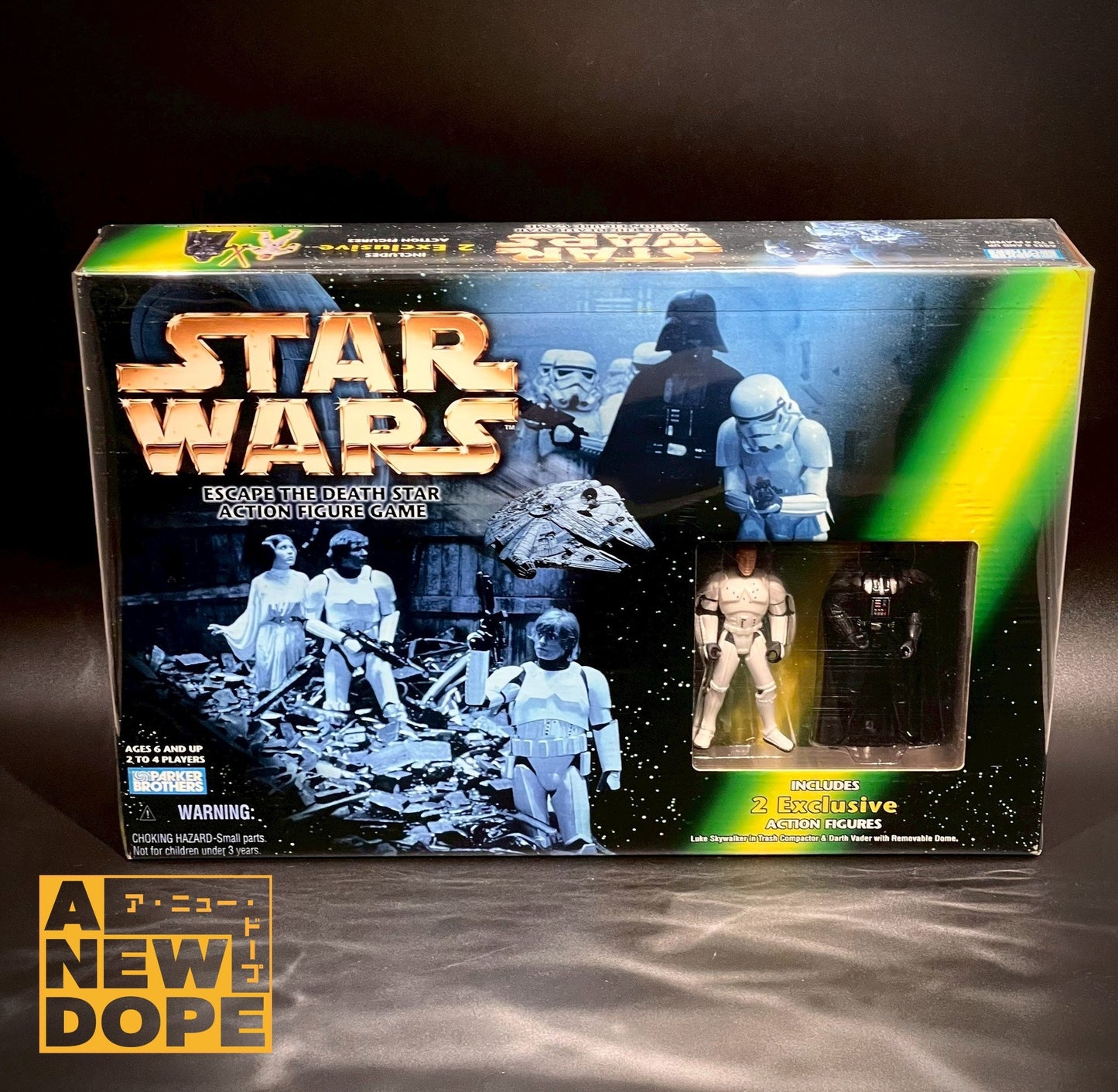 パーカーブラザーズ エスケープ ・ザ・デススター(アクションフィギュアゲーム)POTF グリーン『スター・ウォーズ/新たなる希望』(1977)