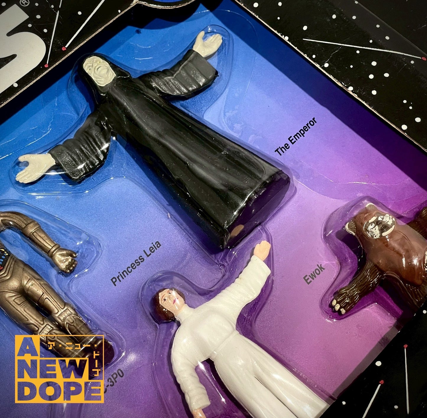 ジャストイズ ベンデムズ フィギュア8体セット(ルーク、レイア、R2-D2、C-3PO、ウィケット、ダース・ベイダー、パルパティーン皇帝、ストームトルーパー)『スター・ウォーズ/ジェダイの帰還』(1983)