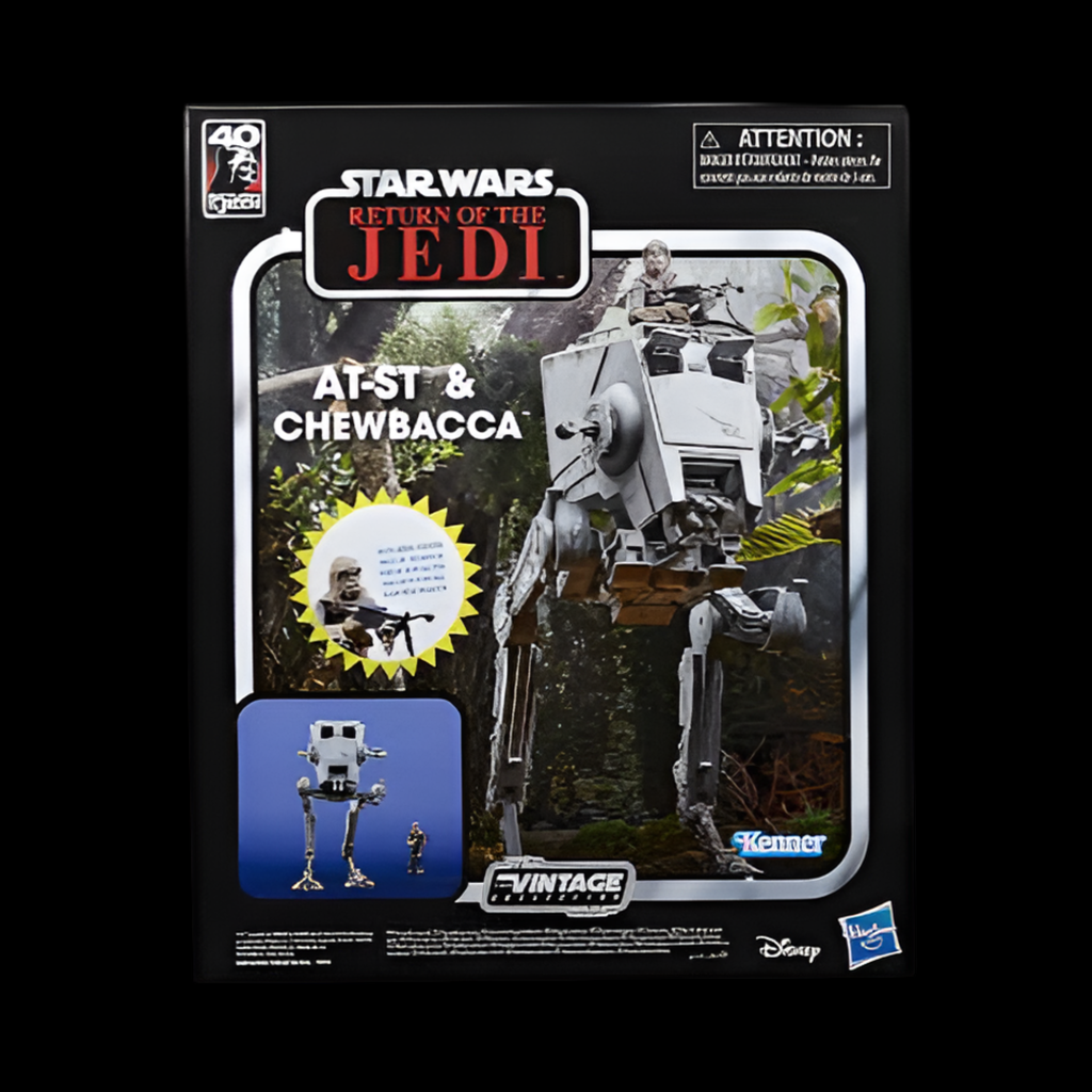 ハズブロ ヴィンテージコレクション AT-ST & チューバッカ 3.75インチ『スター・ウォーズ/ジェダイの帰還』(1983)