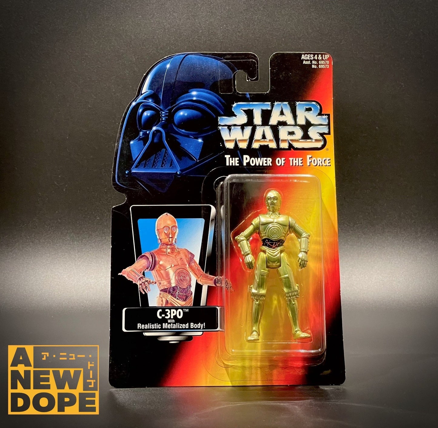 ケナー C-3PO POTF 3.75インチ オレンジ 『スター・ウォーズ/新たなる希望』(1977)