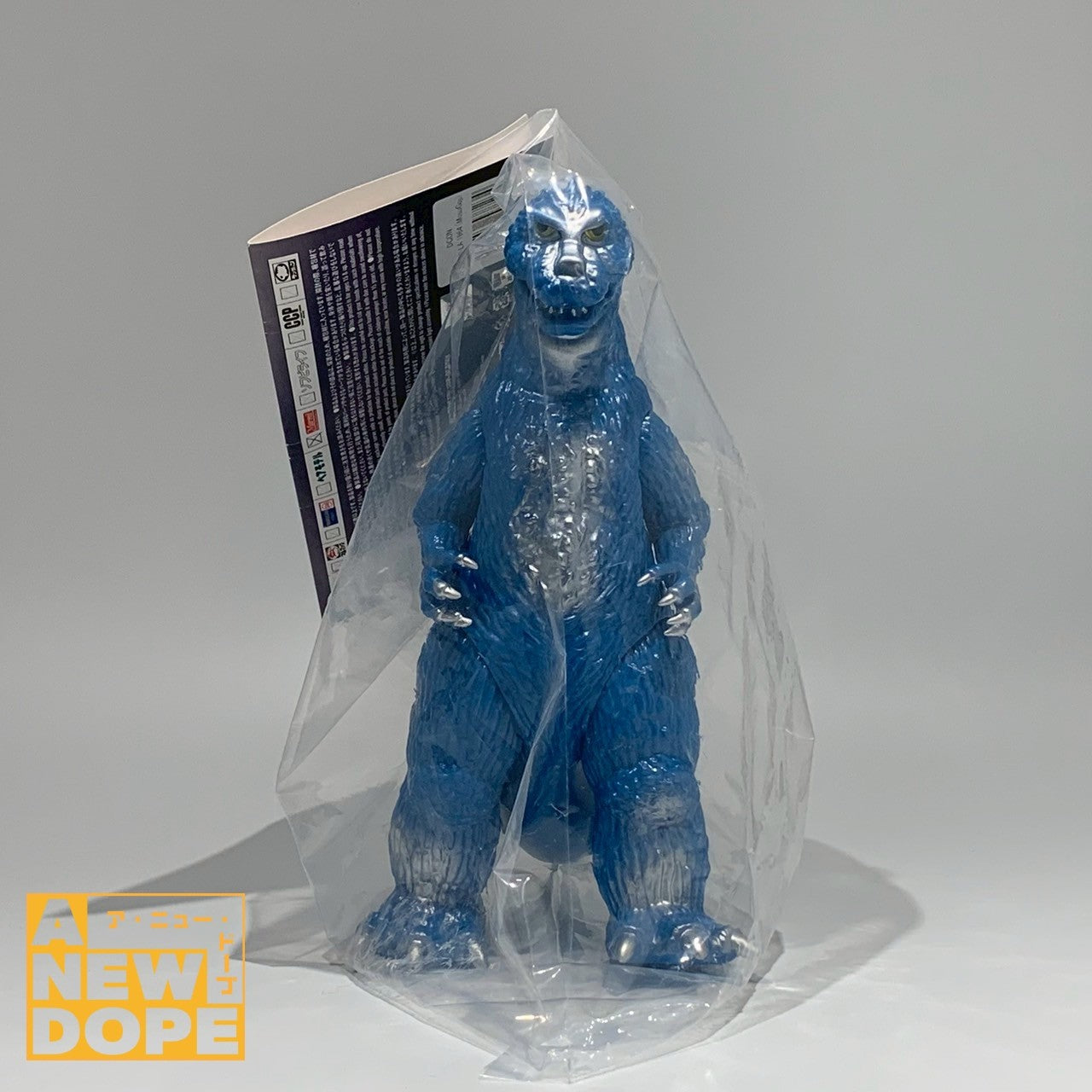メディコムトイ GODZILLA VINYL WARS マーミット モスゴジ ブルー成形ver.『モスラ対ゴジラ』(1964) 【DCON限定】