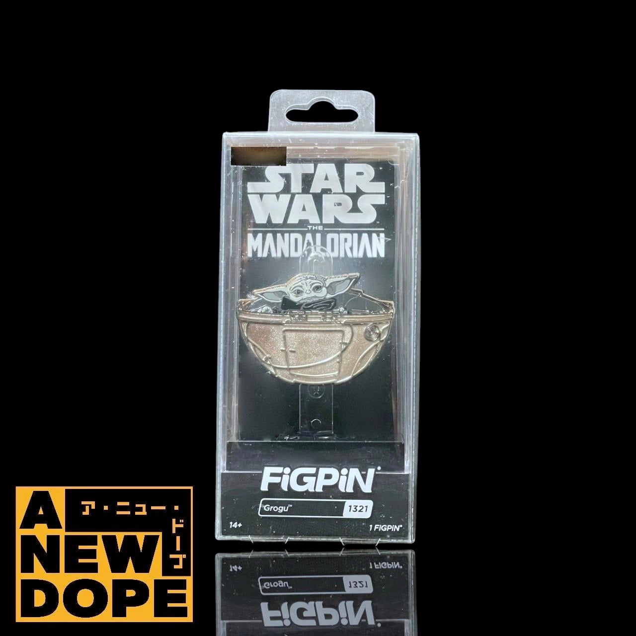 【限定版】FiGPiN ザ・チャイルド(グローグー) Chrome ピンズ 『マンダロリアン』(2019)【未開封】