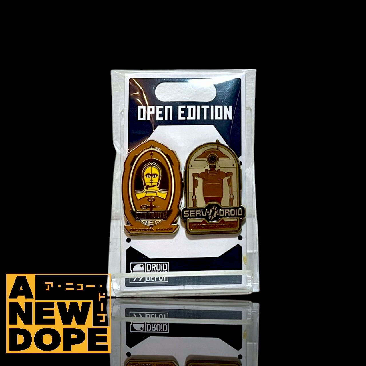 【USディズニー限定】C-3PO&ピットドロイド オープンエディション ピンズ『ドロイド・デポ』(2019)【未使用】