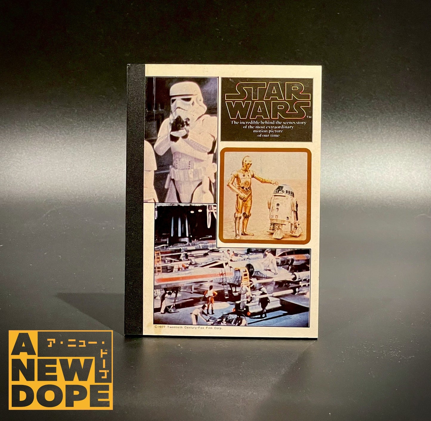 東京クイン A6クロスメモ(表紙:ストームトルーパー、R2-D2、C-3PO、X-Wing) ヴィンテージ 『スターウォーズ/新たなる希望』(1977)