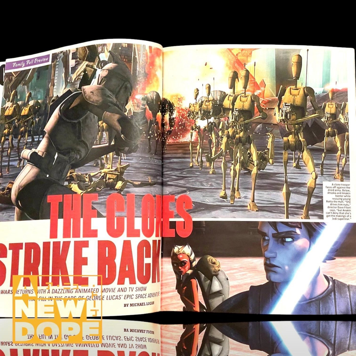 TV GUIDE 『スターウォーズ/クローン・ウォーズ』 海外マガジン  DVD付き（2008）【バリアント表紙:ヨーダ&ドゥークー】