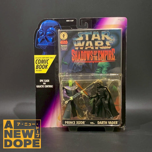 ケナー ダースベイダー vs プリンス・シゾール POTF シャドウ・オブ・ジ・エンパイア コミックパック 3.75インチ『スターウォーズ/帝国の影』(1997)