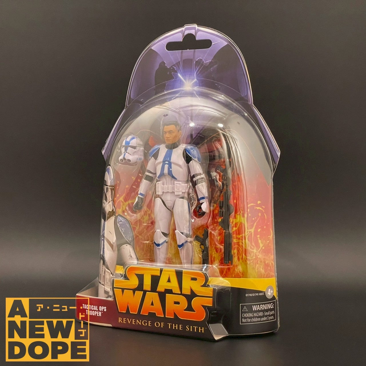 【US限定】ハズブロ ブラックシリーズ タクティカルオプストルーパー　501大隊 6インチ『スターウォーズ/シスの復讐』(2005)【未開封】