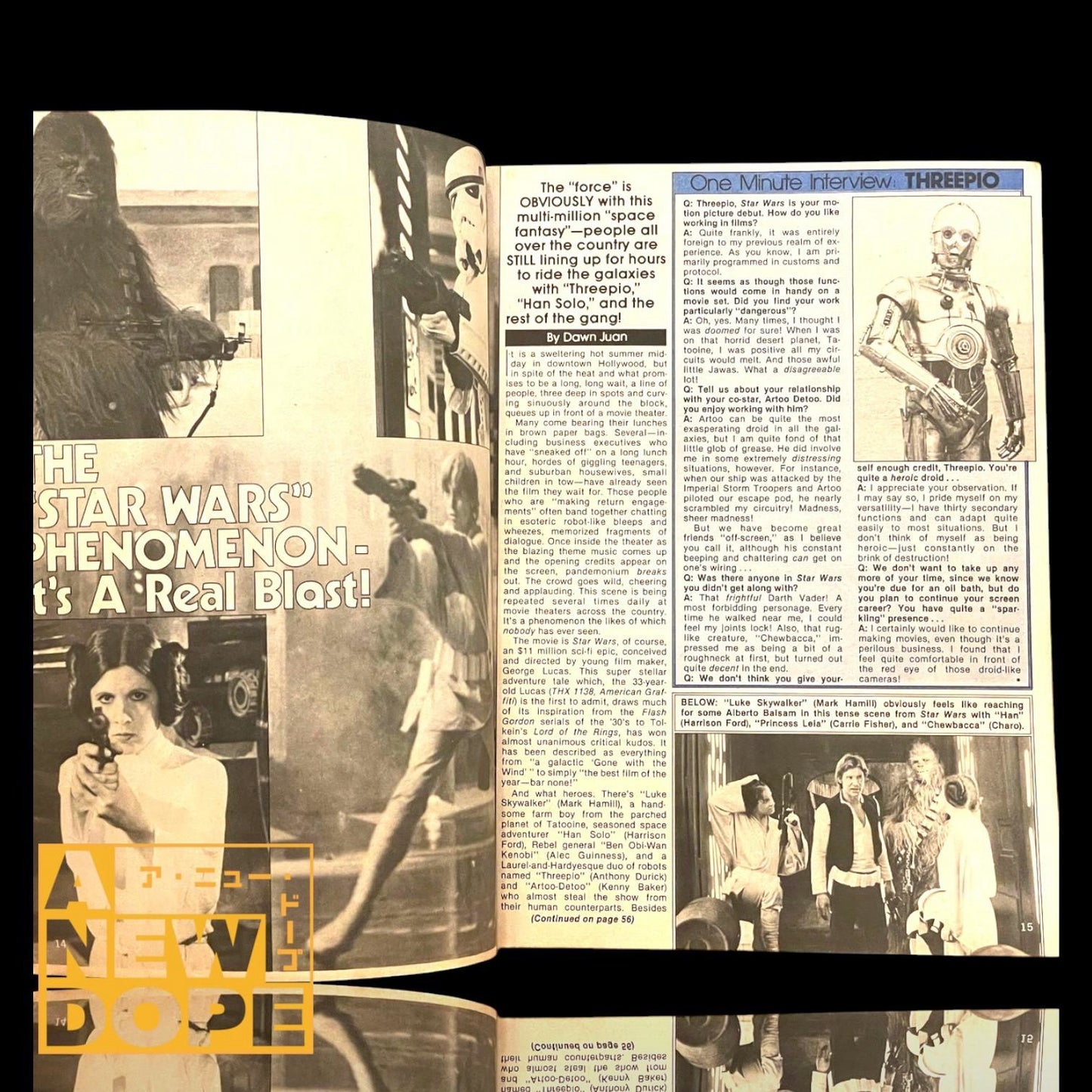 【70's】Rona Barret's HOLLYWOOD 77年11月号『スターウォーズ/新たなる希望』特集号【US】