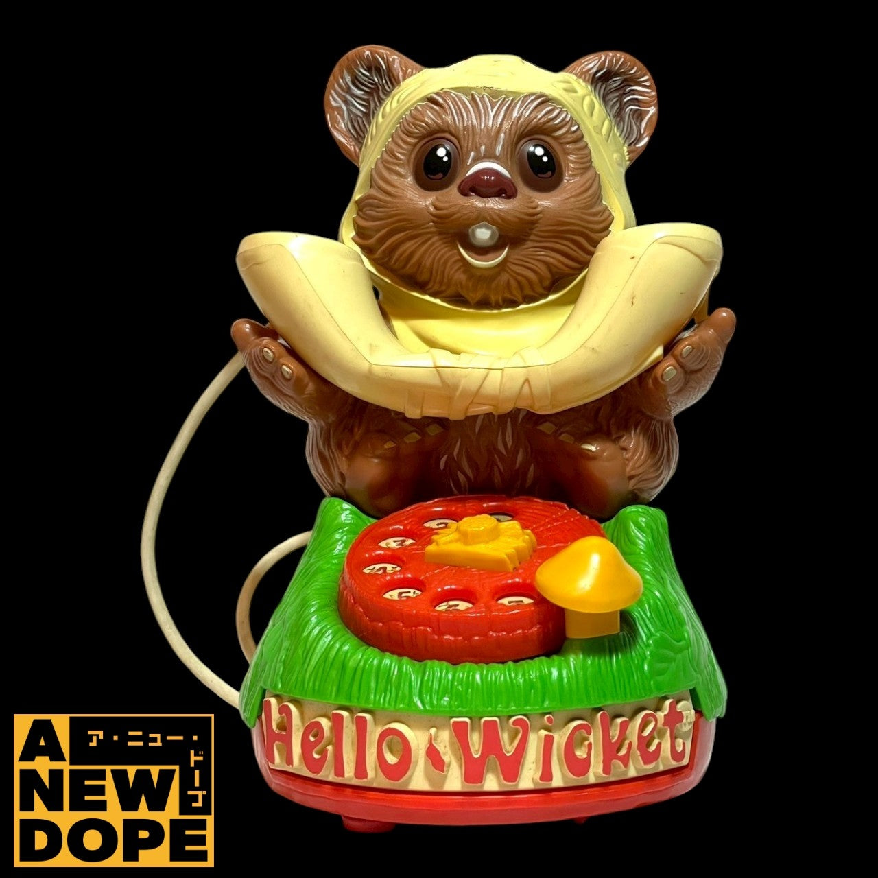 【80's】ケナー ウィケット イウォーク トーキングテレフォン ビンテージ「スターウォーズ/ジェダイの帰還」(1983)