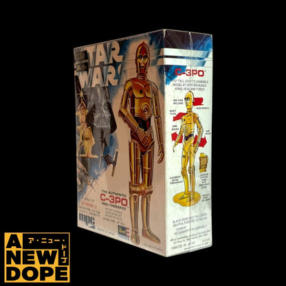 【70's タカラ版】MPC C-3PO 1/8スケール プラモデル『スターウォーズ/新たなる希望』(1977)【未組立】