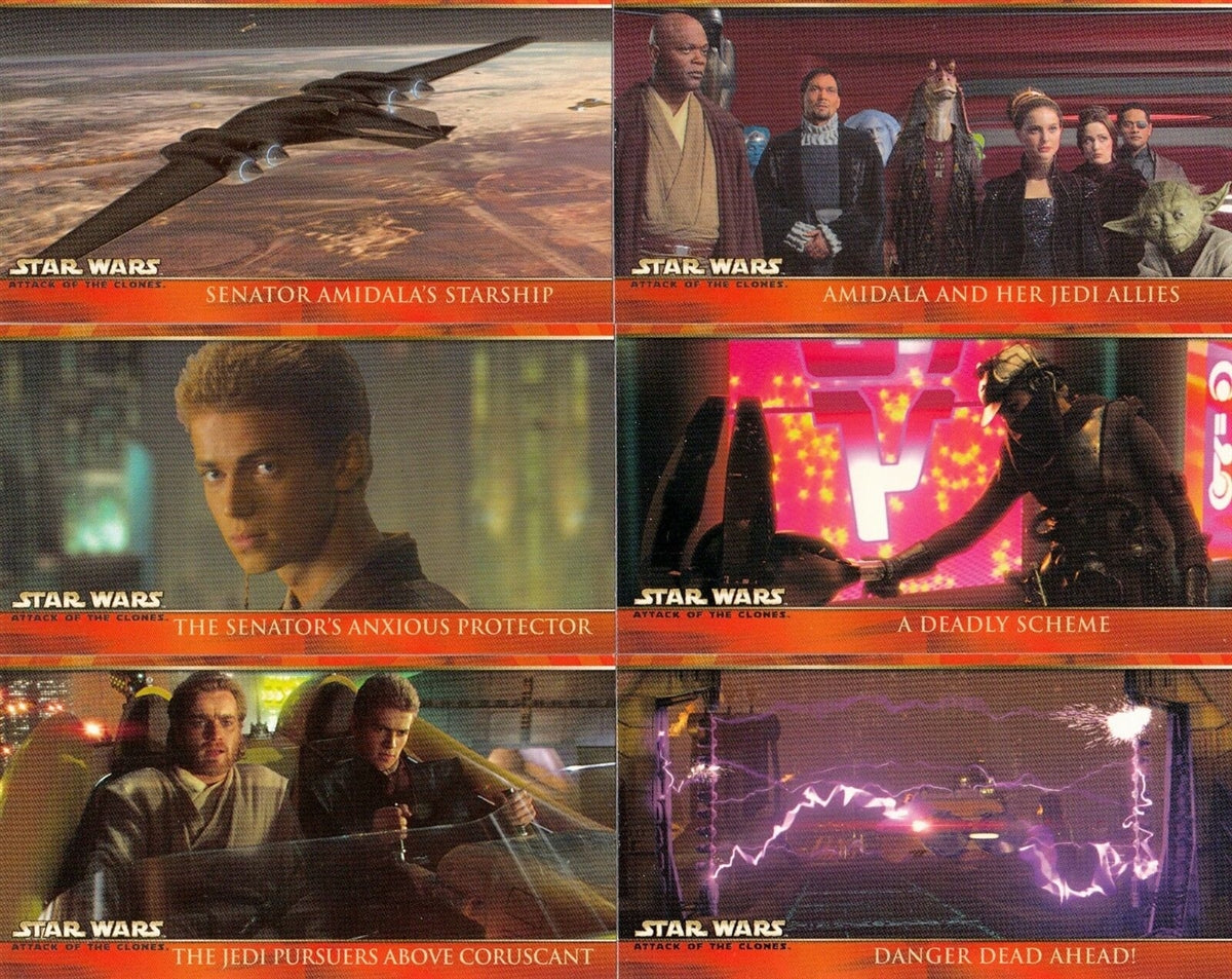 【全80種セット】トップス ワイドビジョン スターウォーズ/クローンの攻撃『STAR WARS ATTACK OF THE CLONES』（2002）
