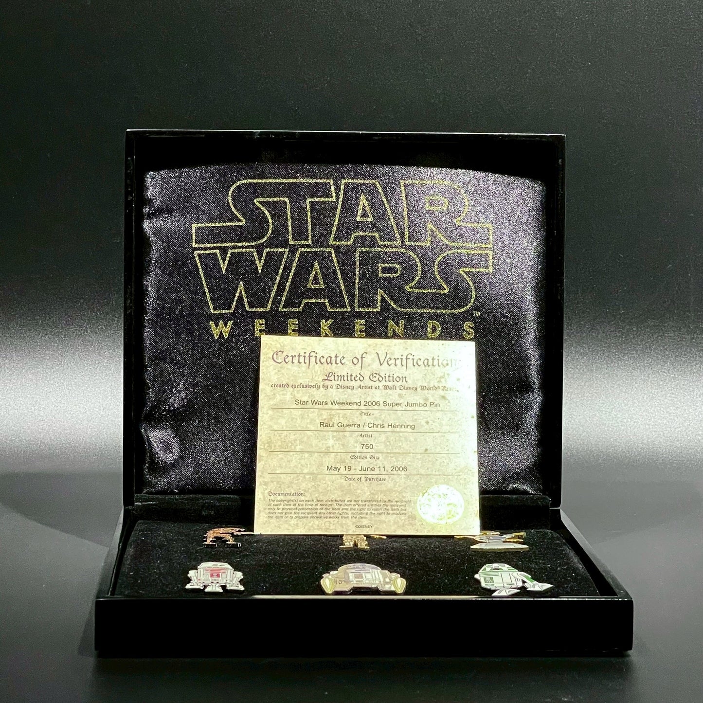 ディズニー　アストロメク・ドロイド　ピンズセット　スターウォーズ・ウィークエンド2006限定