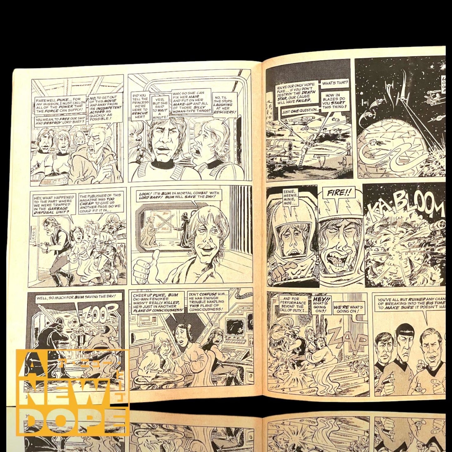 【70's】SICK MAGAZINE 77年12月号 海外マガジン『スターウォーズ/新たなる希望』パロディコミック【US】