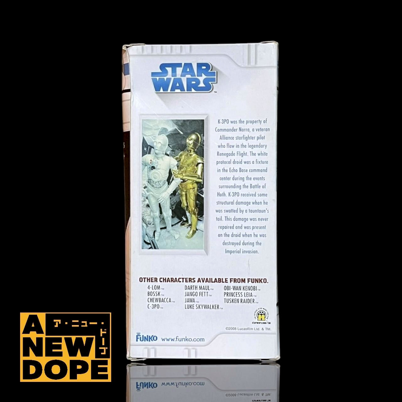 Funko K-3PO ボブルヘッド『スターウォーズ/帝国の逆襲』(1980)【未開封】