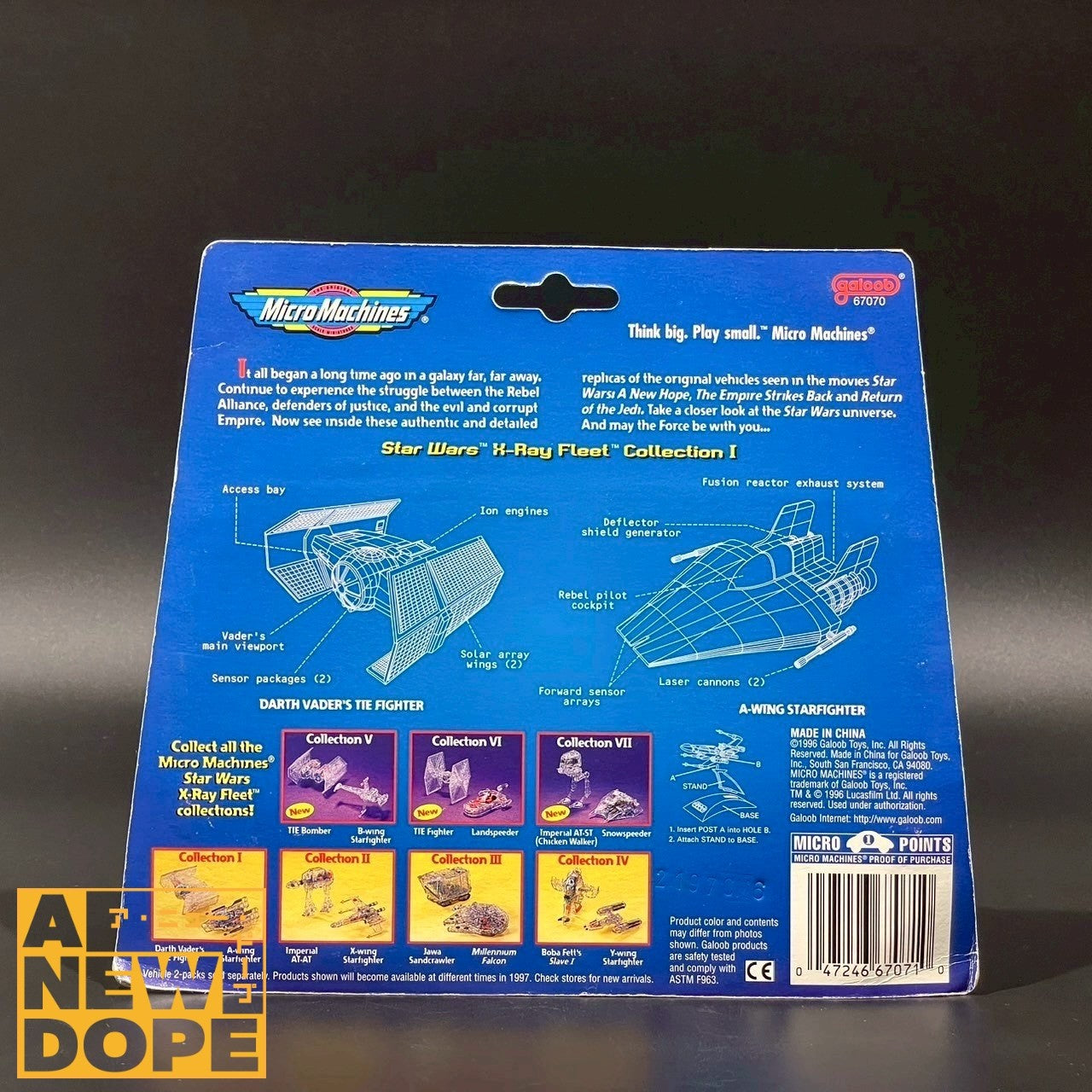 ガルーブ マイクロマシン X-REY フリート コレクションI (Aウィング＆TIEアドバンスト)『スターウォーズ』