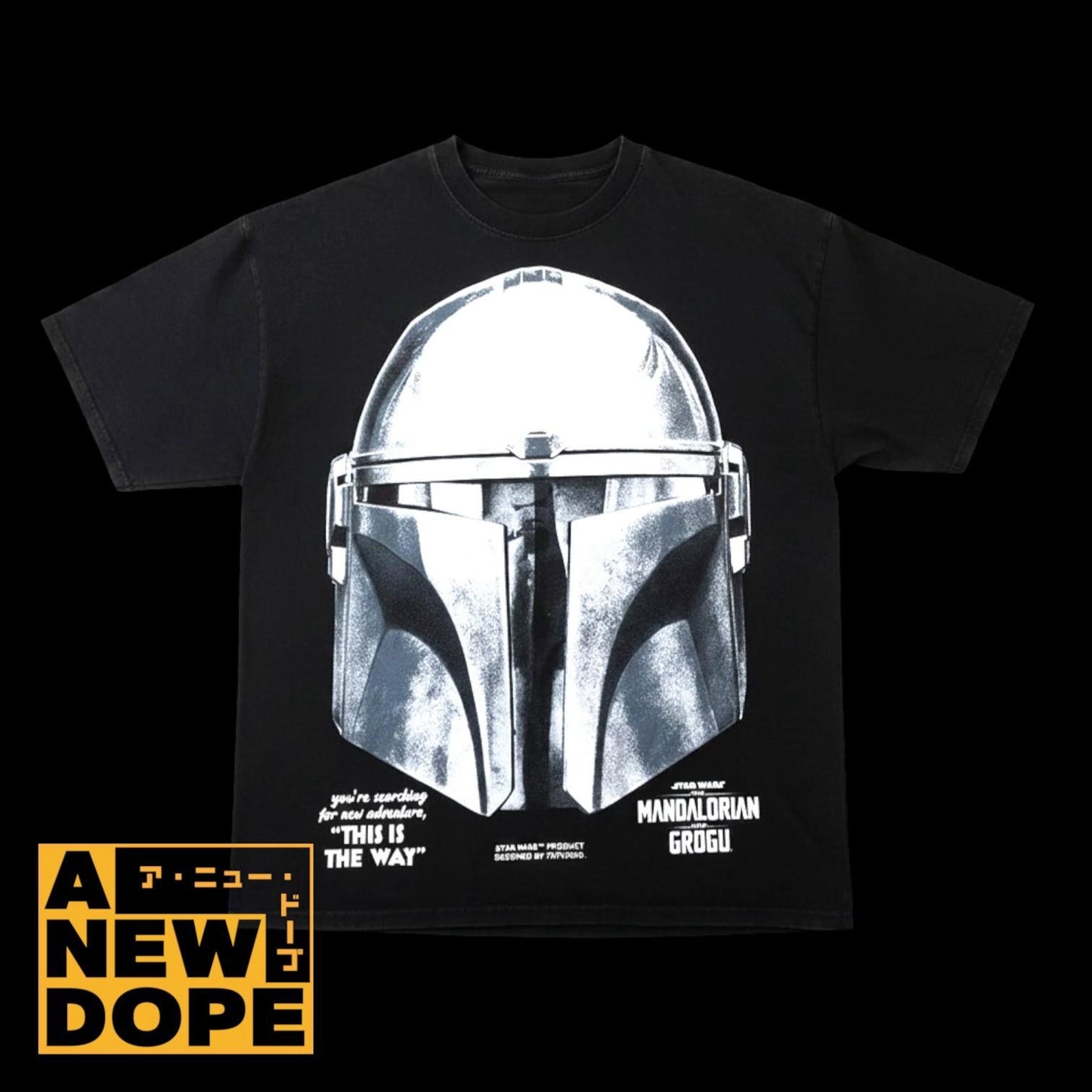 【ラス1】新品 マンダロリアン(ディン・ジャリン) vs エンボ ヘビーウェイトシャツ『マンダロリアン・アンド・グローグー』【US Mサイズ】