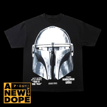 【ラス1】新品 マンダロリアン(ディン・ジャリン) vs エンボ ヘビーウェイトシャツ『マンダロリアン・アンド・グローグー』【US Mサイズ】
