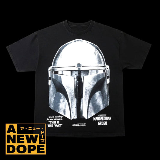 【ラス1】新品 マンダロリアン(ディン・ジャリン) vs エンボ ヘビーウェイトシャツ『マンダロリアン・アンド・グローグー』【US Mサイズ】