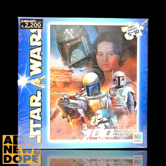 MB PUZZLE ジャンゴフェット/ボバフェット 150P パズル『スターウォーズ/クローンの攻撃』(2002)【未開封】